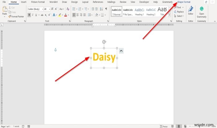 Microsoft OfficeのWordArt(ワードアート)にテキスト効果を追加する方法