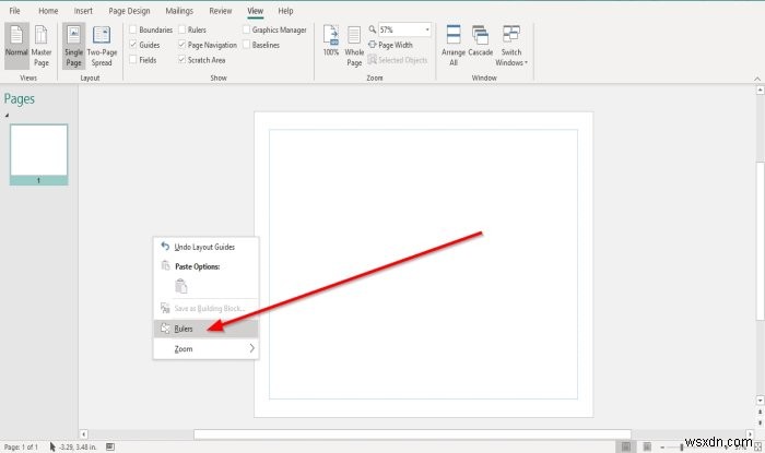 Microsoft Publisherでルーラーを表示・非表示にする方法と使い方を徹底解説