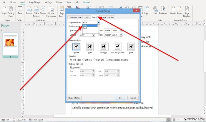 Microsoft Publisherで画像を配置する方法|インラインと抽出のオブジェクト位置設定ガイド
