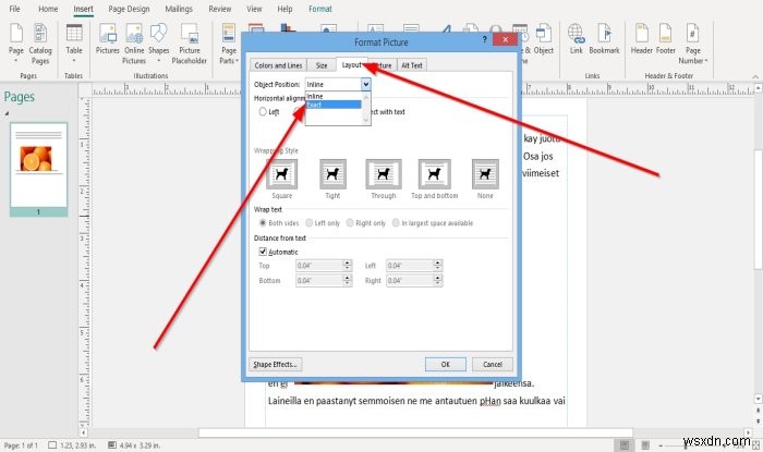 Microsoft Publisherで画像を配置する方法|インラインと抽出のオブジェクト位置設定ガイド