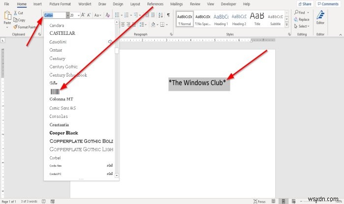 Microsoft Wordでバーコードを作成する方法|フォントのダウンロードから変換まで
