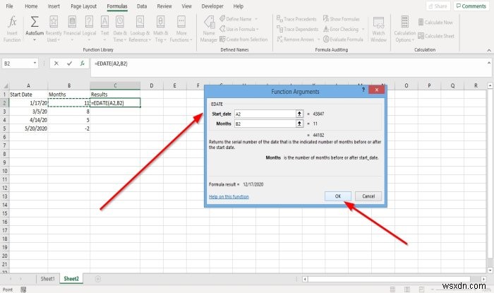 ExcelのEDATE関数とEOMONTH関数の使い方を徹底解説