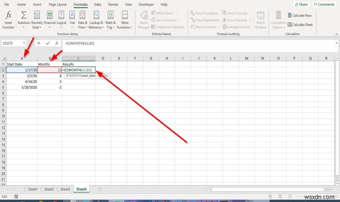 ExcelのEDATE関数とEOMONTH関数の使い方を徹底解説