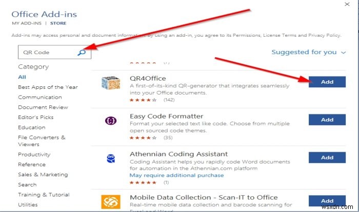 Microsoft WordでQRコードを作成する方法|QR4Officeアドインの使い方を解説
