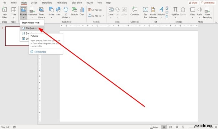 アニメーションGIFをMicrosoft PowerPointに追加して動かす方法
