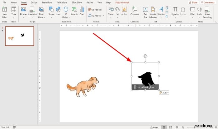 アニメーションGIFをMicrosoft PowerPointに追加して動かす方法