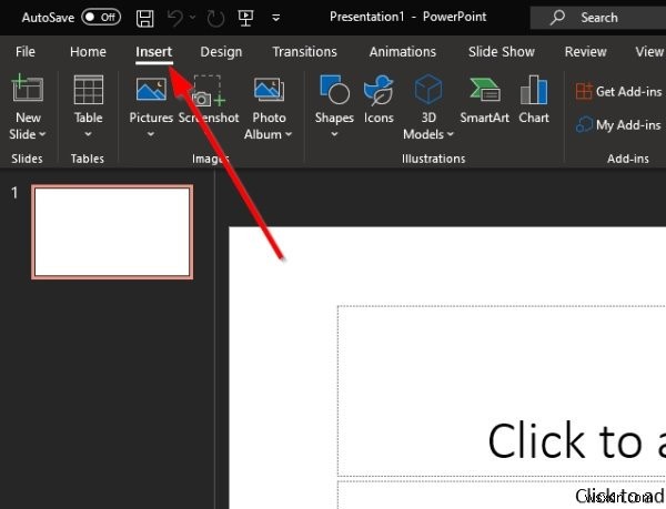 YouTube動画をMicrosoft PowerPointプレゼンテーションに追加・埋め込む方法