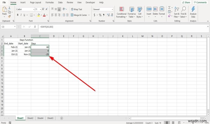 Microsoft ExcelでDAYS・DAYS360関数を使う方法|2つの日付の差を簡単に求める