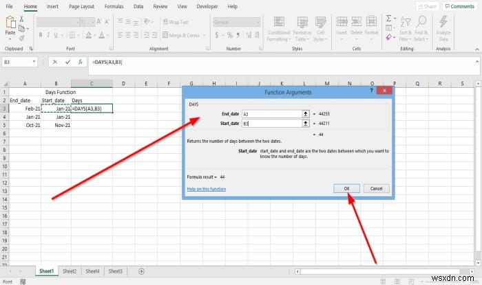 Microsoft ExcelでDAYS・DAYS360関数を使う方法|2つの日付の差を簡単に求める