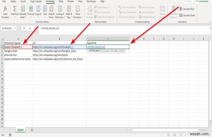 Microsoft ExcelのHYPERLINK関数の使い方｜ハイパーリンクを作成する方法