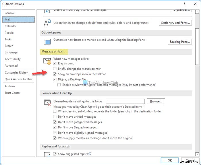 Windows 11/10でMicrosoft Outlookの通知が届かない・表示されないときの対処法7選