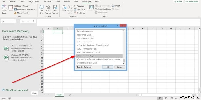 Microsoft Excelで動画や音声を再生する方法|開発タブとWindows Media Playerの活用術