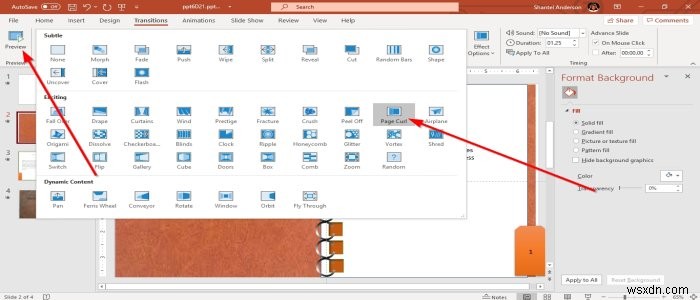 PowerPointで本のようなスライド資料を作る方法【ページめくり演出付き】