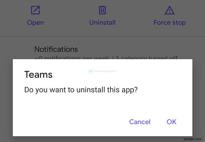 WindowsとAndroidからMicrosoft Teamsを完全にアンインストールする方法