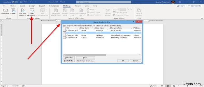 Microsoft Wordのメールマージ機能でレターを作成する方法