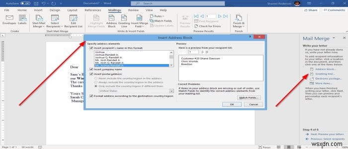 Microsoft Wordのメールマージ機能でレターを作成する方法