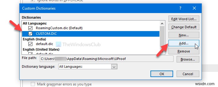 Word・Excel・Outlookにカスタム辞書を追加・登録する方法