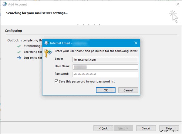 OutlookがGmailに接続できずパスワードを要求され続ける原因と対処法