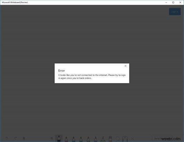 Windows 11/10でMicrosoft Whiteboardが動作しないときの対処法