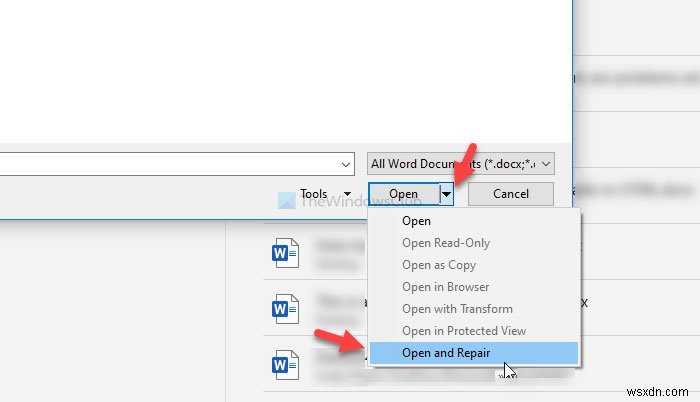 Wordで「内容に問題があるため、ファイルを開くことができません」エラーが出たときの対処法