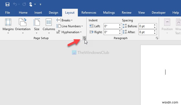 Wordでガター余白（とじしろ）のサイズと位置を変更する方法