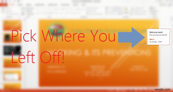 Microsoft Officeの「中断したところから再開」機能を無効にする方法