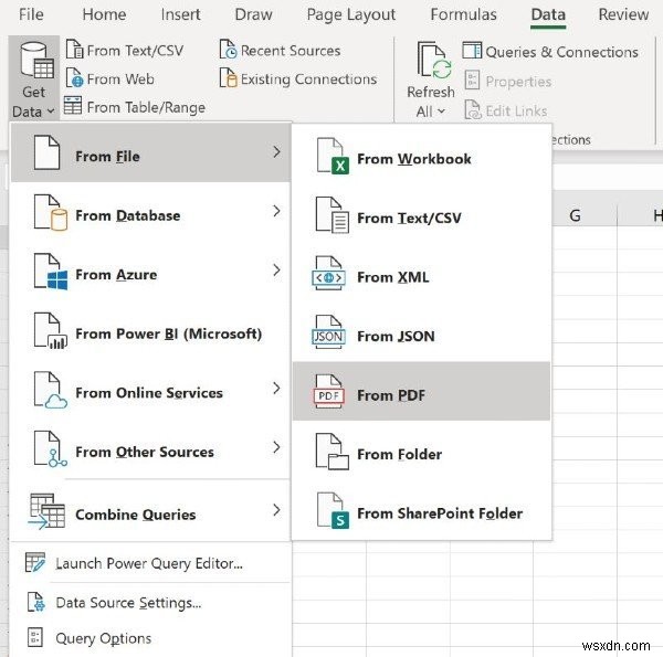 ExcelのPDFデータコネクタでPDFデータをスプレッドシートに取り込む方法