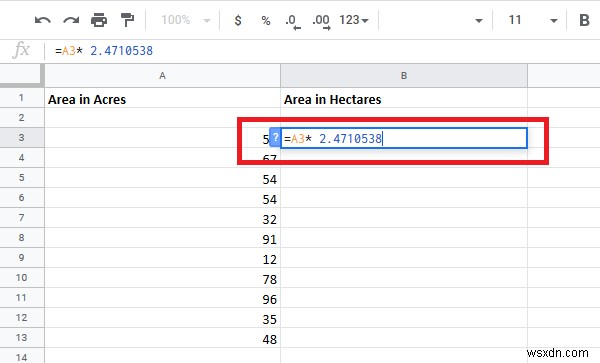 Excelでヘクタールとエーカーを相互変換する方法【数式とフィル機能の使い方】