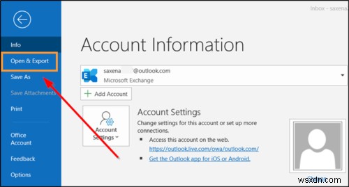 OutlookのメールフォルダをWindows 10のデスクトップにバックアップする方法