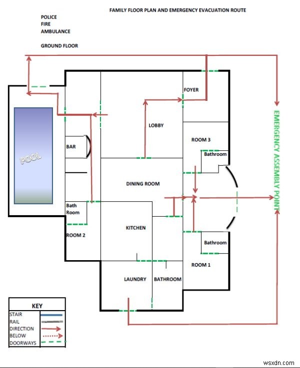 Excelで平面図(フロアプラン)を簡単に作る方法|避難経路図の作成から印刷まで徹底解説