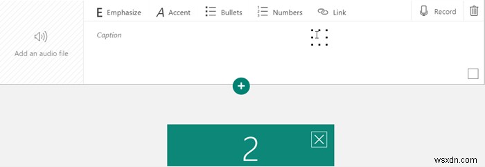Microsoft Swayにビデオやオーディオファイルを追加する方法