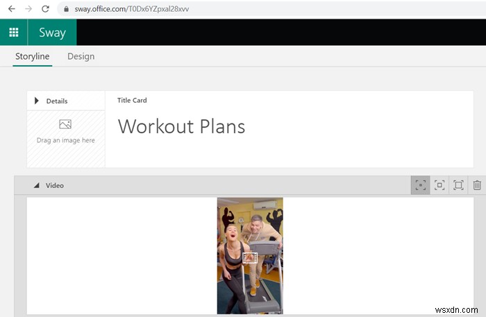 Microsoft Swayにビデオやオーディオファイルを追加する方法