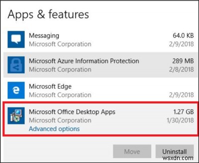 Windows PCから個々のOfficeアプリだけをアンインストールする方法