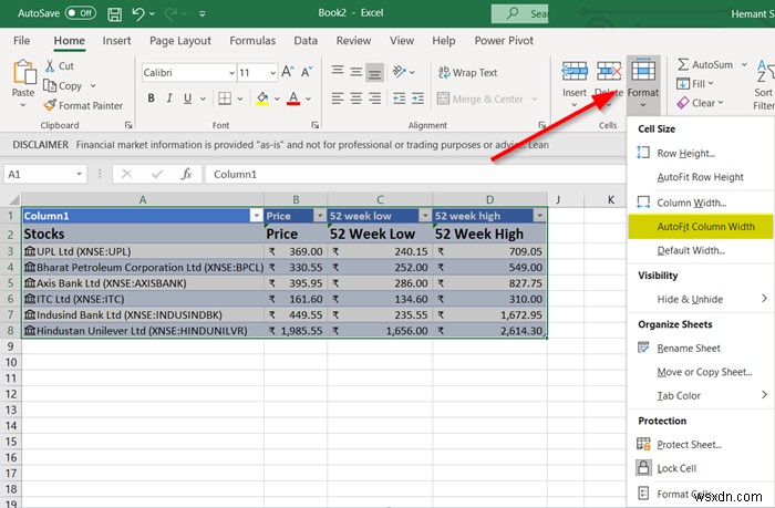 Excelの「株式」データ型を使ってリアルタイムの株価を取得する方法