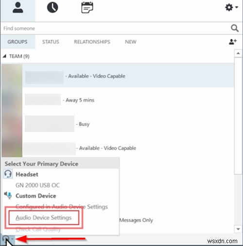 Skype for Businessで音声とビデオの設定を変更する方法