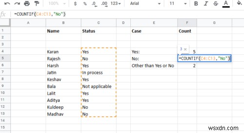 Excelで「はい」「いいえ」の入力件数をカウントする方法｜COUNTIF関数の使い方