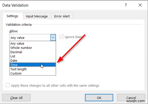Microsoft Excelでセルに「データの入力規則」を適用する方法