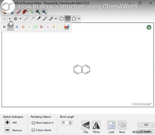 Chem4Wordとは?Microsoft Wordで化学式・構造式を描ける無料アドイン