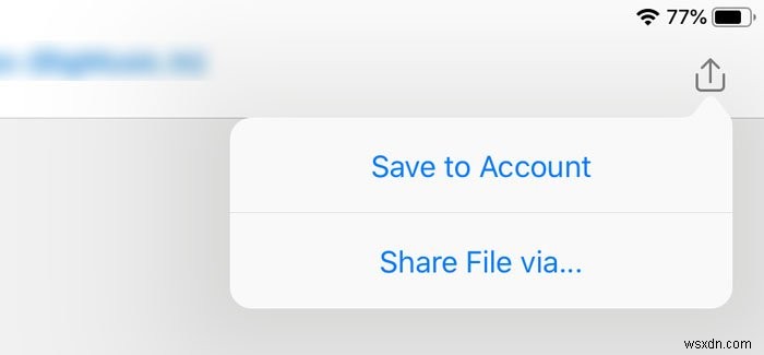 iPadでOutlookメールの添付ファイルをGoogleドライブに保存する方法