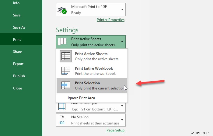 Microsoft ExcelとGoogleスプレッドシートで選択したセルだけを印刷する方法