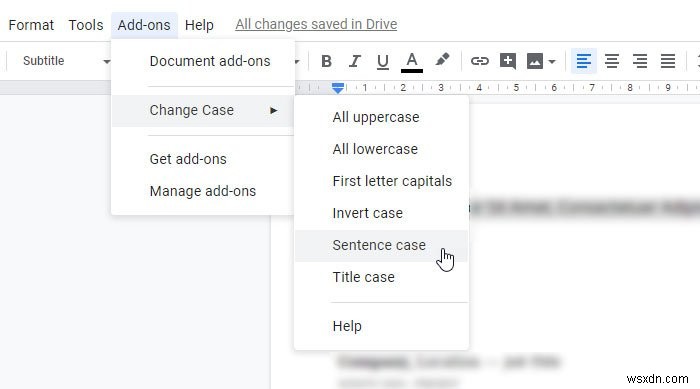 WordとGoogleドキュメントでテキストの大文字・小文字を一括変更する方法