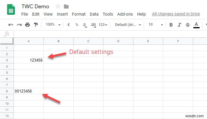ExcelとGoogleスプレッドシートで数値の先頭にゼロを付ける2つの方法