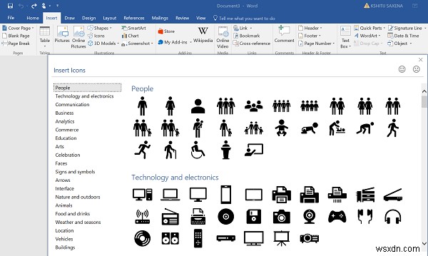 Microsoft WordでSVGアイコンを図形に変換して編集する方法