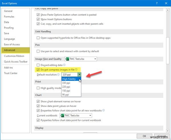 Office 365アプリで画像圧縮を無効にする方法【Word・Excel・PowerPoint対応】