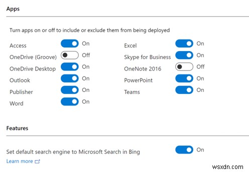 Office 365でMicrosoft Bing Searchのインストールをブロック・削除する方法