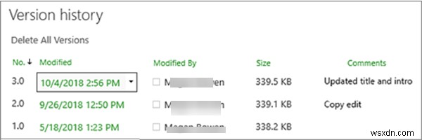 SharePointで削除されたファイルを回復・復元する方法【バージョン履歴の使い方】