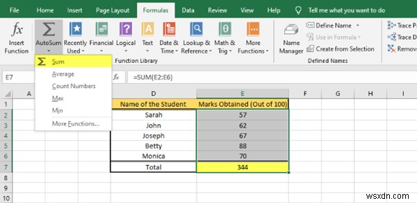 Microsoft Excelで数式と関数を挿入・使用する方法【初心者向け】