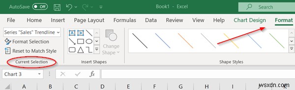 Microsoft Excelでトレンドライン(近似曲線)を追加・書式設定する方法