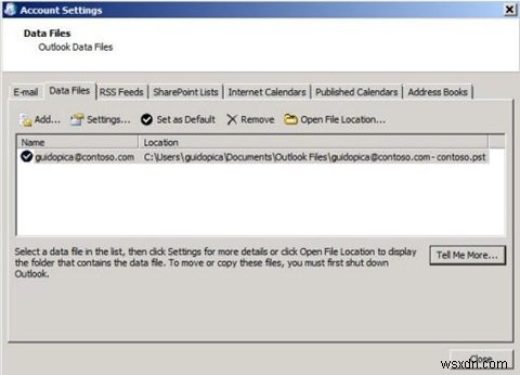 Outlookエラー0x8004010F「Outlookデータファイルにアクセスできません」の原因と解決方法