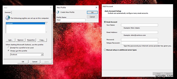 Outlookで「Microsoft Exchangeへの接続が利用できません」エラーが出たときの解決方法